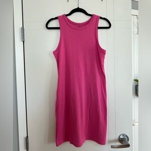 A New Day Vibrant Pink Sleeveless Mini Dress
